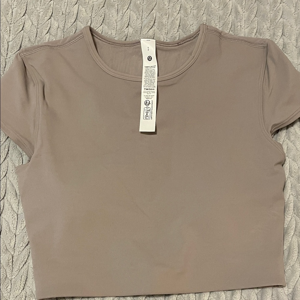 Lululemon Taupe Crop Top - Picture 10 of 10